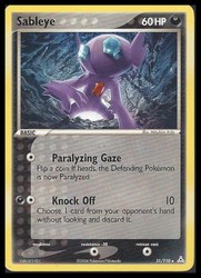Sableye 31/110 EX Holon Phantoms Rare Pokemon Card