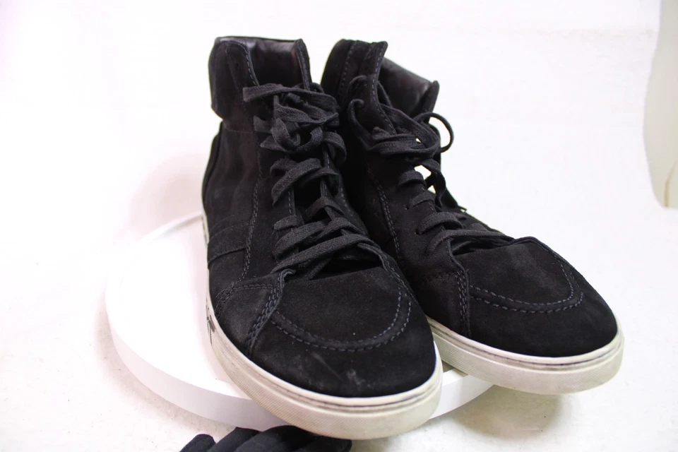 SAINT LAURENT мужские туфли черная замша Joe средний верхний кроссовок 530228 46 туфли США 13 - Изображение 2 из 4