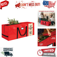 Premium 9 Ft Christmas Tree Storage Bag - Heavy-Duty Waterproof Design