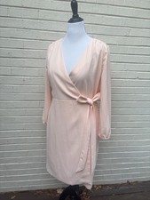 14T J Crew Pink Wrap Dress lined. This dress is beautiful!