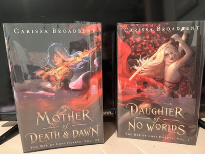 #ad Carissa Broadbent War of Lost Hearts Mother of Death amp; Dawn Daughter of No Worl… $185.00