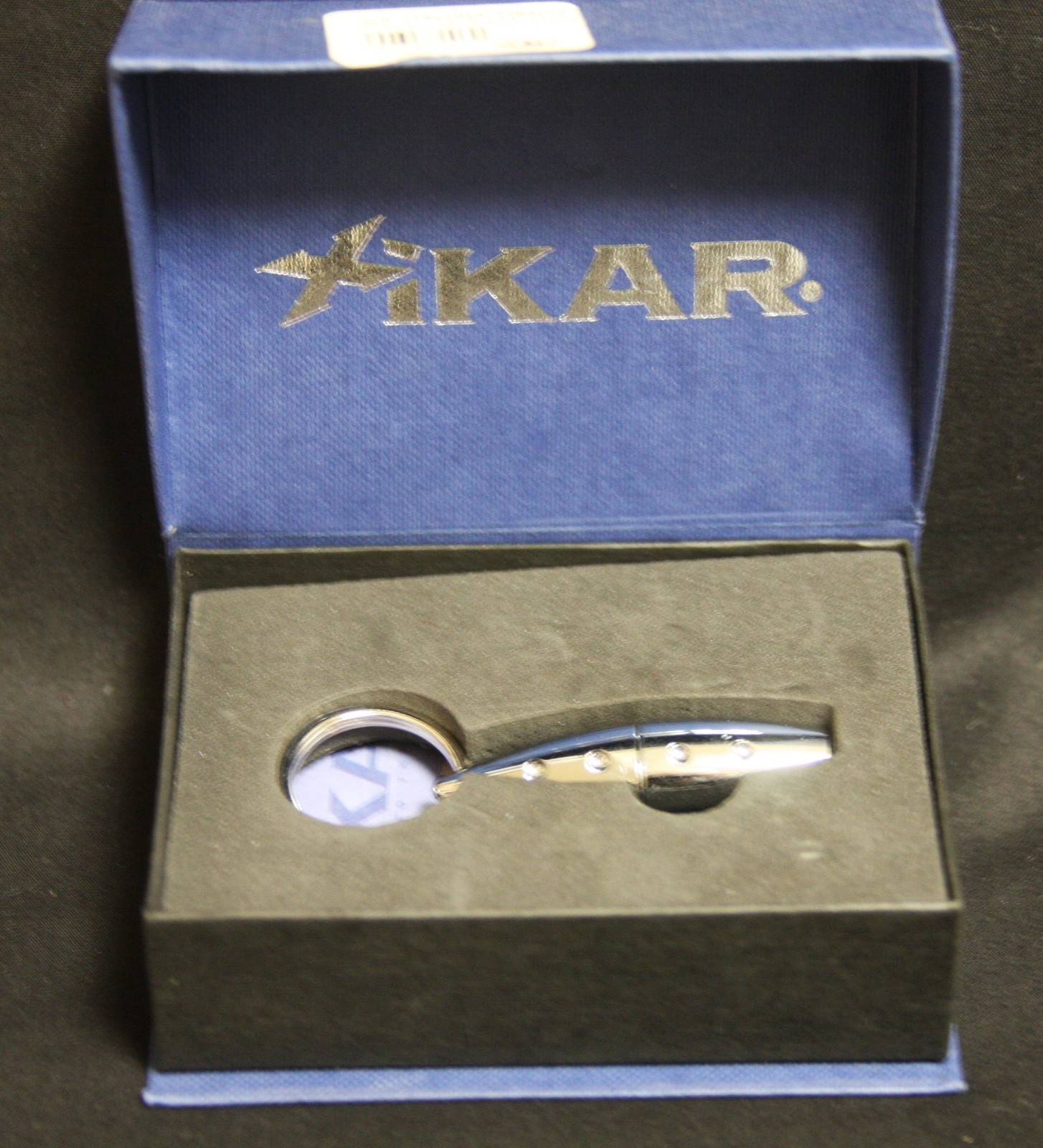 XIKAR Cigar Punch Silver Old Virginia Tobacco w/box papers
