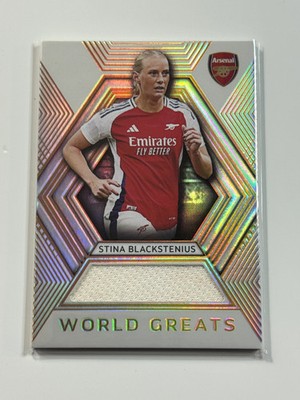 2025-26 Futera Platinum Arsenal World Greats Relic #11 Stina Blackstenius 15/18