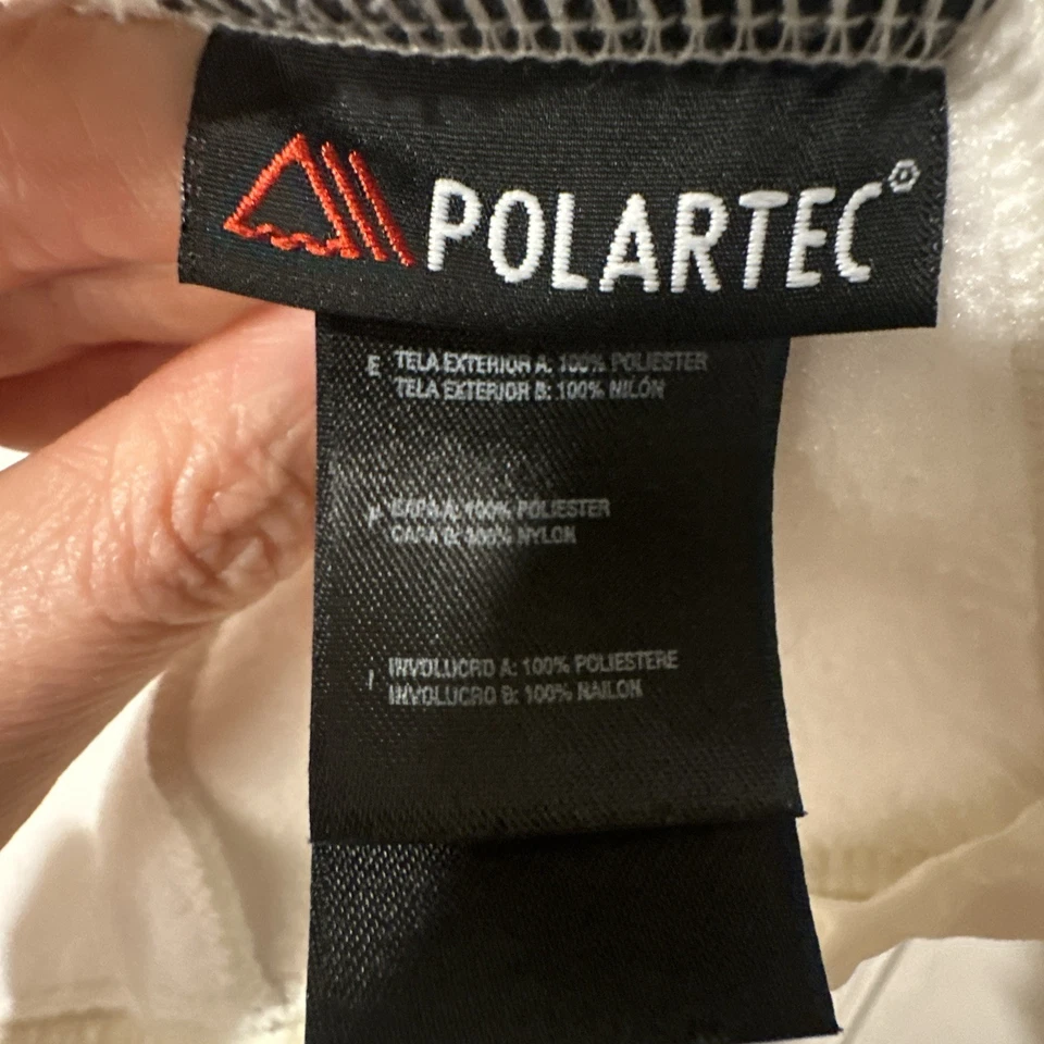 The North Face Denali Jacket, Girls Large, White And Cream, NWOT - Image 4 of 4