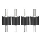 <!--F#f_0-->4pcs Rubber Mounts Vibration Isolators with M6 x 18mm Studs 20mm x 20mm<!--F/-->