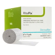 DermaRite's RiteFix Non-Woven Dressing Retention Tape - Hypoallergenic Adhesi...