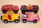 Four (4) Vintage 1970's Matchbox Lesney Superfast Jeeps & Dune Buggy Cars