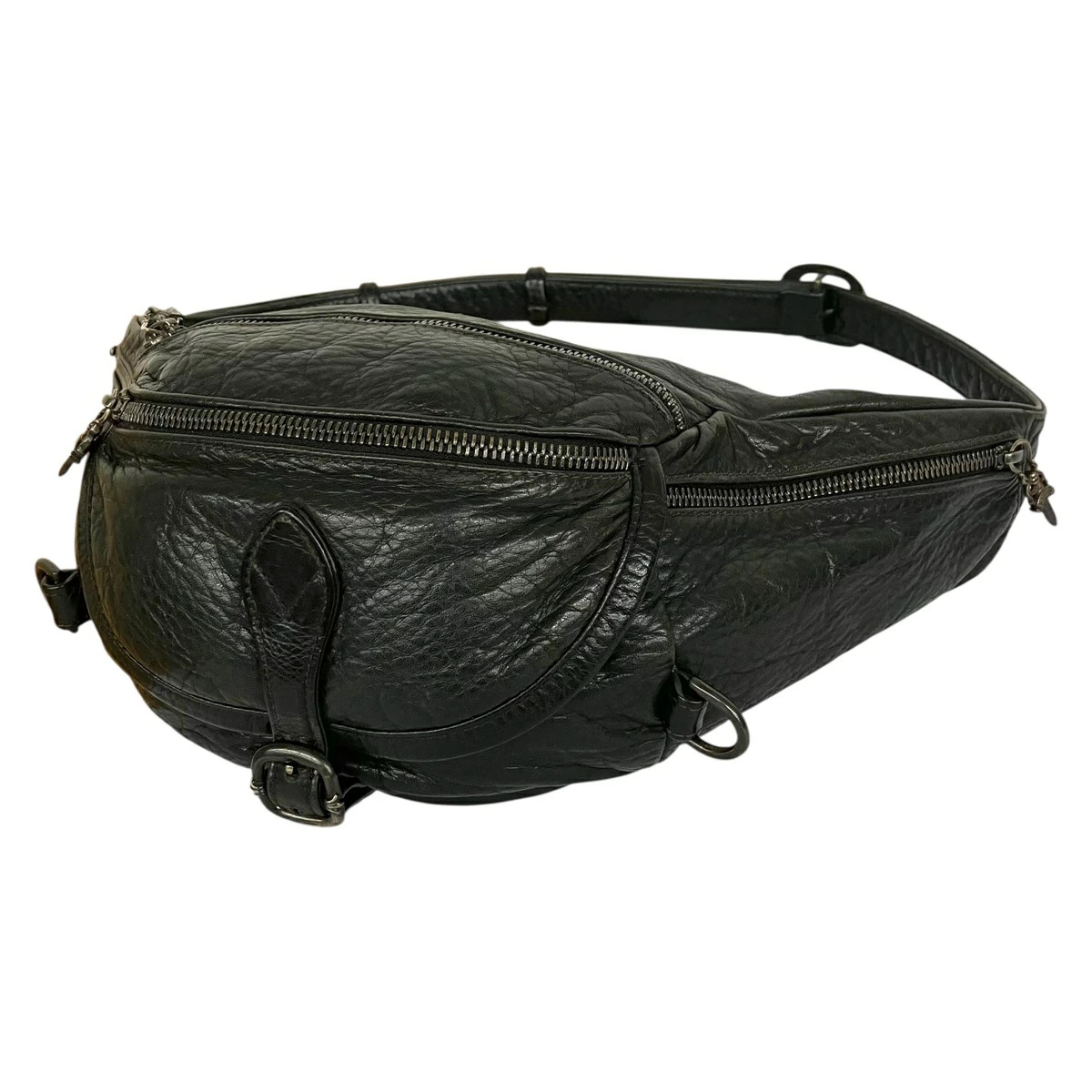 Chrome Hearts SNAT PACK Snat Pack 1 Large Body Bag Leather Should