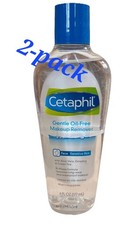 2x Cetaphil Gentle Makeup Remover Oil-Free Bi-phase Formula Sensitive Skin 6 Oz