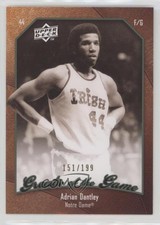2009 Upper Deck Greats of the Game Numbered to 199 /199 Adrian Dantley HOF 0af