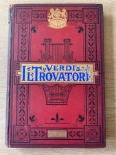 VERDI'S IL TROVATORE.  The Royal Edition - BOOSEY & CO : Hardback, circa 1900