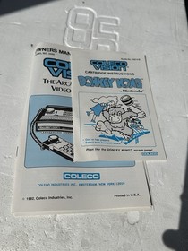 Vintage ColecoVision Console Untested Gaming Systems Looks Used With Paperwork