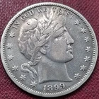 1899 Barber Half Dollar 50c Better Grade VF + Details #93143