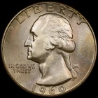 1960 Washington Silver Quarter 25C NGC MS67 - 0379