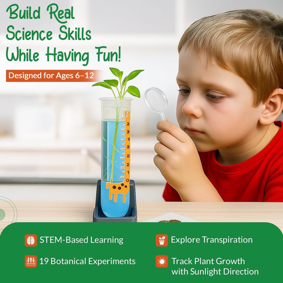STEM Plant Growing Kit for Kids Ages 8–12 | 19 Hands-On Science ...