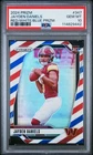 2024 Panini Prizm Football Jayden Daniels Red White Blue Prizm RC #347 PSA 10
