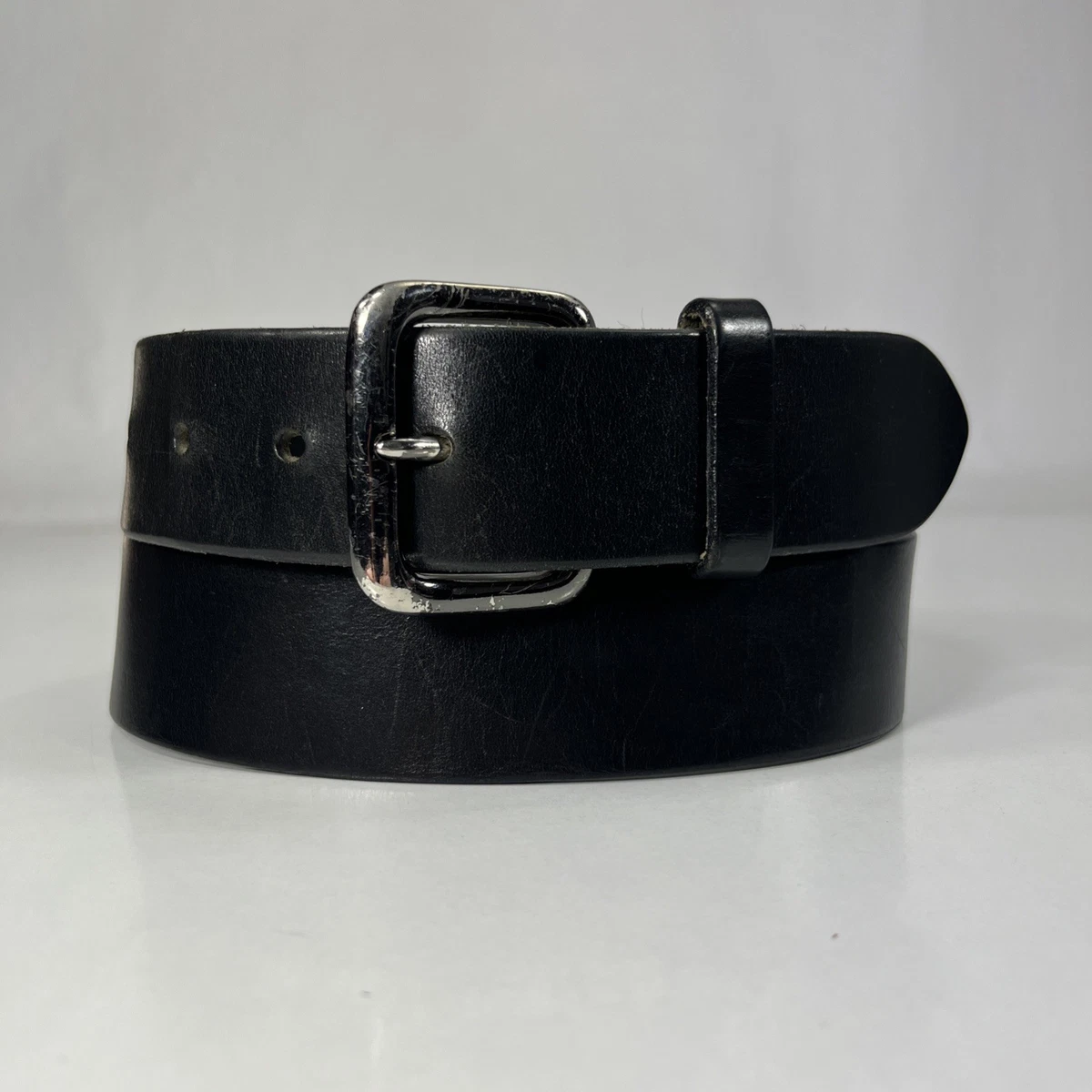 Vintage Y2K Express Black Elastic Wide Women\'s Belt with Metal Buckle Express Women main image 3