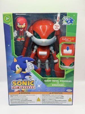 Sonic The Hedgehog KNUCKLES 30th Anniversary Metal Knuckles VS Knuckles Jakks