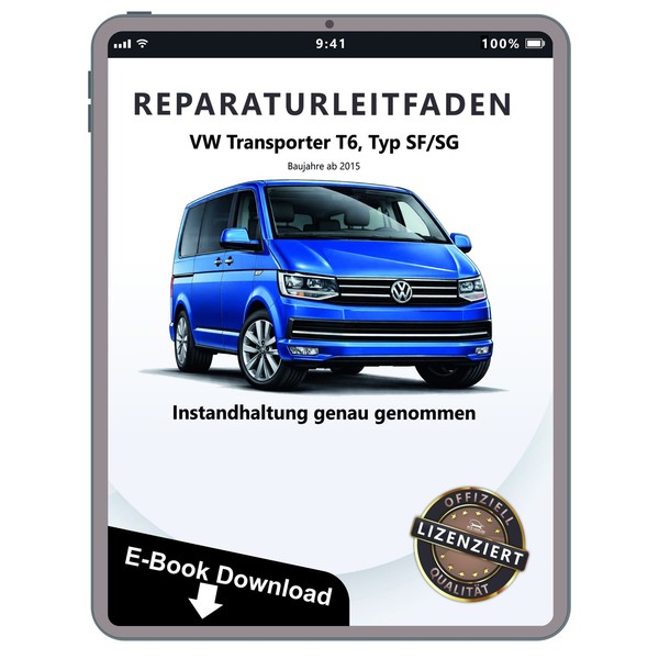 VW Transporter T6 Instandhaltung Inspektion Wartung Servicehandbuch Download-image