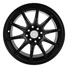 16"x7" 4x100 Offset +42mm Wheel Rim 16" Matte Black Alloy For 2011-24 Honda Fit
