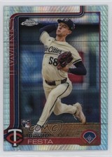2025 Topps Chrome Prism Refractor David Festa #156 1oc2
