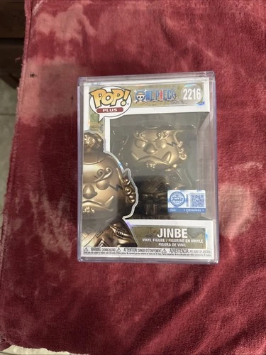 One Piece JINBE Bronze Statue Funko Pop Plus! w/Hard Protector Sealed #2216