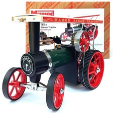 A FINE MAMOD TE1A LIVE STEAM TRACTION ENGINE COMPLETE WITH BOXS & ACCESSORIES
