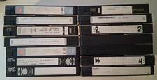 Mixed Lot of 14 VHS Tapes Sold As Blanks Sanji, Sony, Fuji, Scotch, Philips
