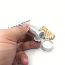 T-type Manual Pill Crusher Metal Pill Grinder, Spice Cracker Crusher and Grinder