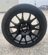 Genuine Single BBS CH 016 19" 5x120 Black BMW Wheel Rim (BAD TIRE/RIM ONLY)