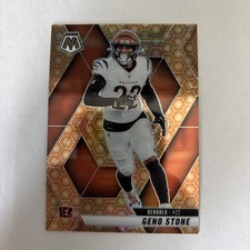 GENO STONE 2025 PANINI MOSAIC HONEYCOMB PRIZM CASE HIT SSP BENGALS #186
