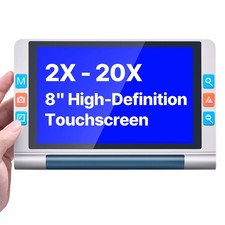 8inch Digital Video Magnifier Touchscreen Auto-focus Reading Low Vision Aid