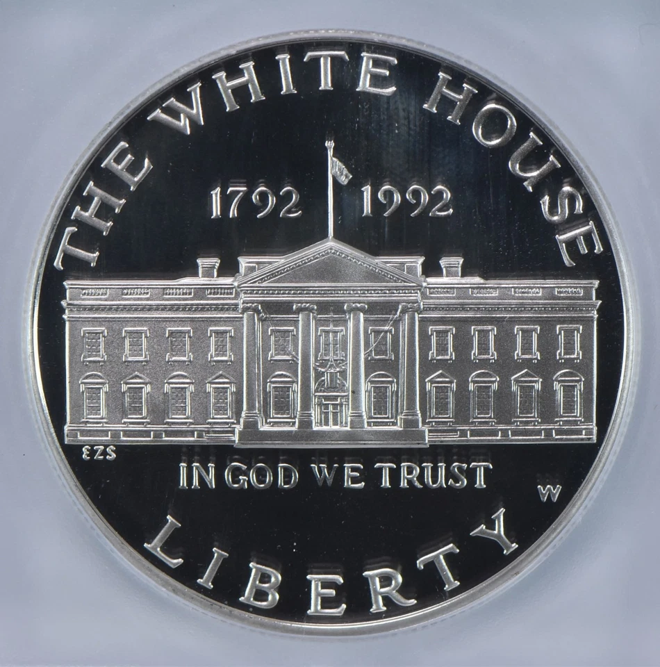 1992-W White House Commemorative Silver Dollar PR70 DCAM ICG *2799 - Image 3 of 4