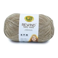  Rewind Yarn, Yarn for Knitting and Crocheting, Craft Tape Yarn, 1 Pack Willow