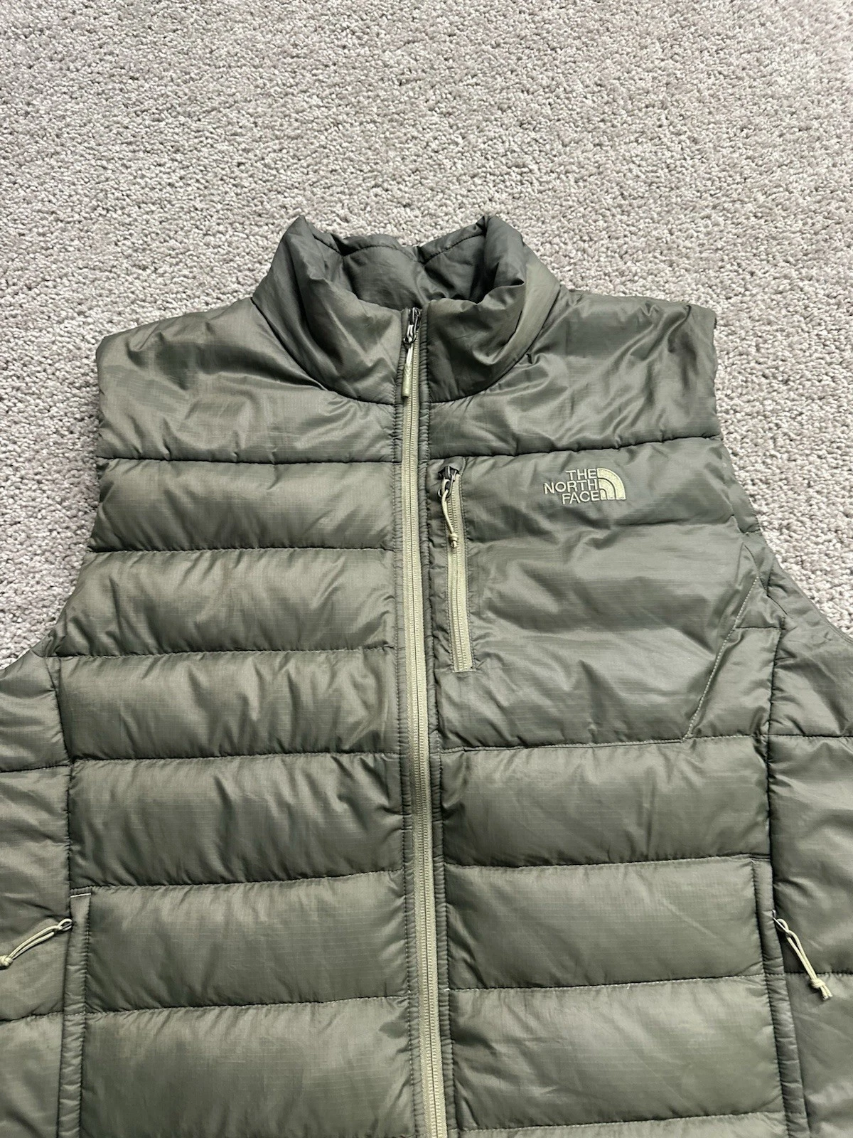 The North Face Aconcagua Mens X-Large Green 550 Goose Down Puffer Vest