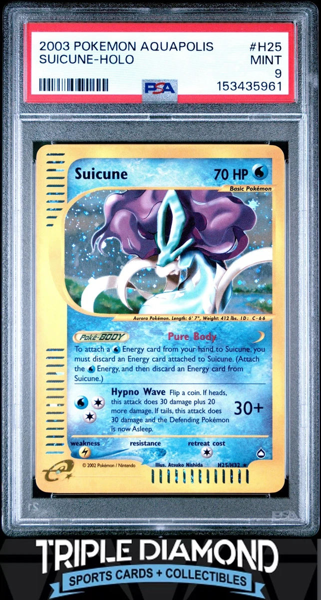Suicune Pokémon TCG Individual Collectible Card Game Cards for
