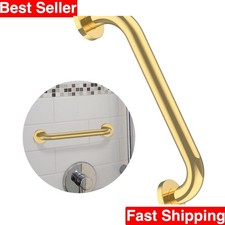 12 Inch Stainless Steel Shower Grab Bar, Gold Shower Handle, Bathroom Balance...