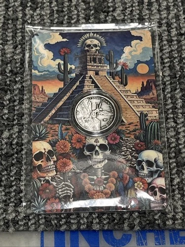 2026 Mexico Libertad Tribute 3 Gram .999 Silver Antiqued Finish in Assay w/ COA