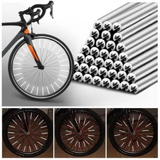 PSLER 72 PCS Spokes Reflectors - Spoke Skin Spoke Covers Trim Wrap Cover Decorat