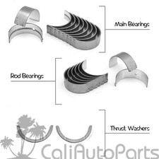 Fits 04-12 Mitsubishi Eclipse Galant 2.4l 4g69 Sohc Main Rod Bearings Set