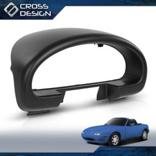 Fit For 1990-1993 Mazda Miata Gauge Cluster Bezel Hood Cover Abs Na01-55-420b-00