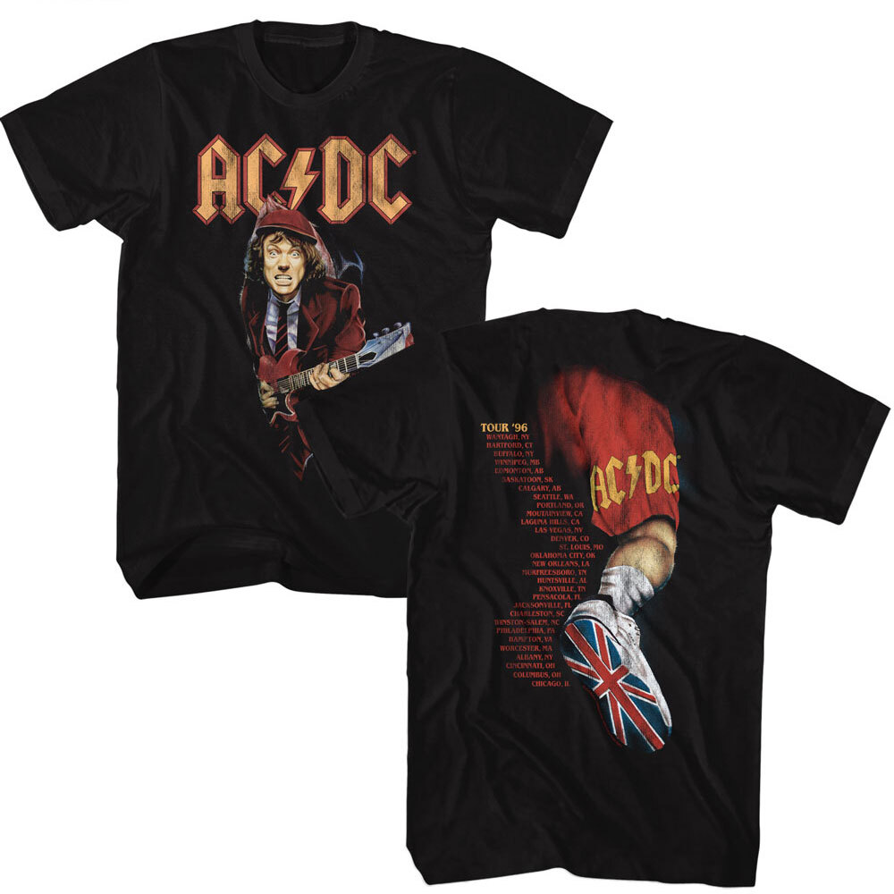 ACDC Ballbreaker 96 Concert Tour USA Canada Locations Men's T