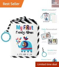 Educational Baby Cloth Photo Album for Toddlers - Family Memories Made Fun