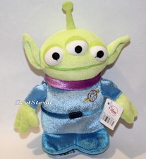 Disney Store Authentic Toy Story 3 Alien with antenna 8" Bean Bag Plush NWT