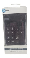 NEW Sealed Onn USB Numeric Keypad Responsive 19-Key number Keypad Design