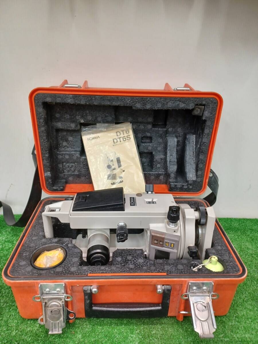 Sokkia LEITZ DT6S DT6 Electronic Digital Theodolite Case Transit