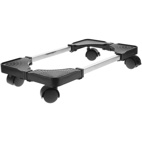 Computer Host Bracket Cpu Stand with Wheels Adjustable Mobile Holder Pc Tower - Photo 5/12