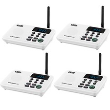22Channel Call ALL 1Mile Wireless Intercoms System for Business Offices Room 4PC