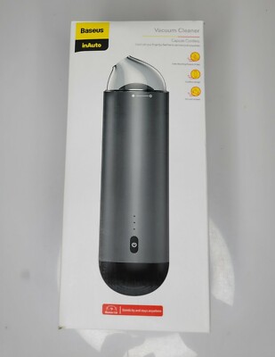 Baseus inAuto Vacuum Cleaner Portable Cordless For Car Boat etc. W/ Ext. Nozzle