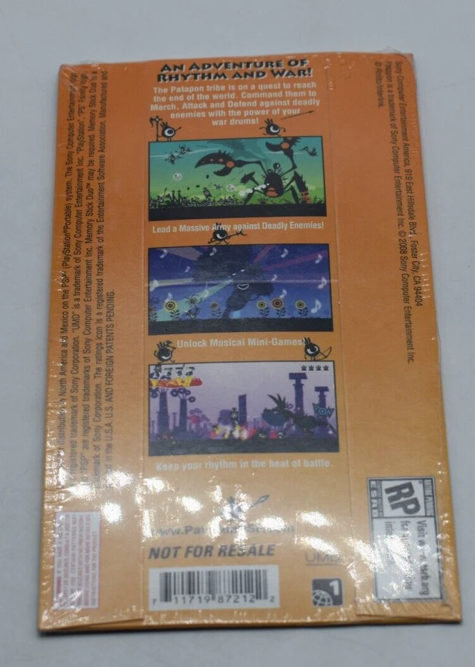 Patapon (Sony PSP, 2008) DEMO DISC Only , Not Full Version ~ Factory Sealed YES - Image 2 of 3